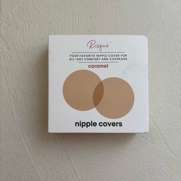 Risqué NWT Caramel Nipple Covers Reusable - Picture 1 of 4